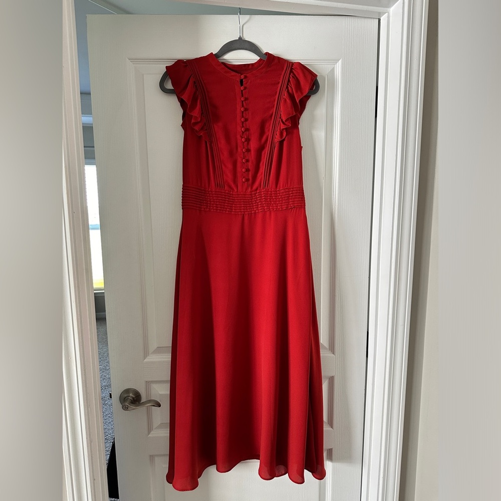 Banana Republic Dress.  Deep orange/rust color.  Great condition.  Size 6.